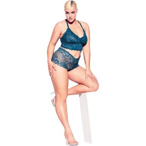 City Chic Women's Fox & Royal Plus Size Kira Lace Bralette