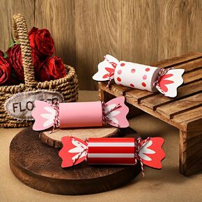 3 Pcs Valentines Day Decor Candy Sign Table Decorations Valentines Day Gifts Wooden Candy Decoration for The Home Tiered Tray Floating Shelf, Candy Shape Table Blocks for Wedding Party