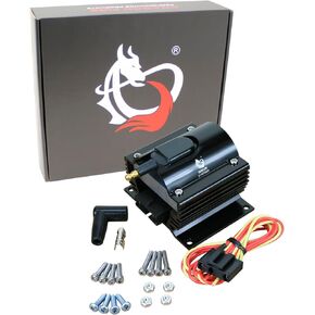 DRAGON FIRE PERFORMANCE Ignition Coil Compatible with Ford F-150 F-250 F-350 Ranger Taurus Mustang Lincoln Town Car Sable Cougar 7.5L 5.8L 5.0L 3.8 REPLACES MSD 8227 556-152 86415 OEM Fit DFC1018