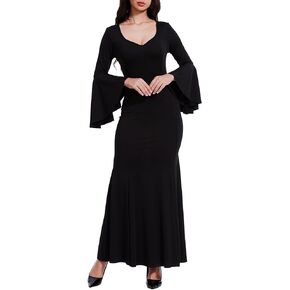 LUYANA Halloween Dress Fancy Costume Women Cosplay Witch Vampire Dress Floor Length