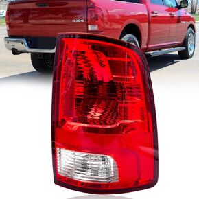 Tail Lights for 2009-2018 Dodge Ram 1500, 2019 Ram 1500 Classic, 2010-2018 Ram 2500, 2010-2018 Ram 3500 Tail Brake Light Replacement with Bulbs - Passenger Side