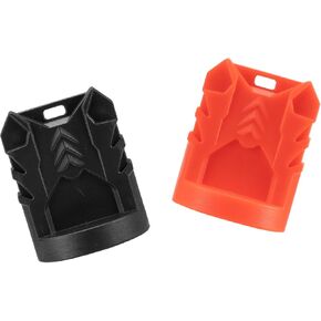 2PCS Key Holders for Polaris RZR Ranger Sportsman General, A & UTV PRO Ignition Key Fob Shell Hard Case Cover with Hole Accessories, Black and Red
