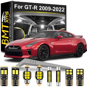 استبدال مجموعة الإضاءة الداخلية LED لنيسان GTR 2009 2010 2011 2012 2013 2014 2015 2016 2017 2018 2019 2020 2021 2022، أبيض فائق السطوع 6000K in Kuwait