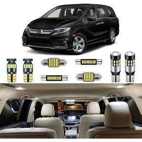 Super Bright 6000K White LED Interior Light Bulbs Kit Package for 2018-2019 2020 2021 2022 Honda Odyssey + Install Tool