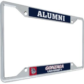 Desert Cactus Gonzaga University Bulldogs GU Zags Metal License Plate Frame for Front or Back of Car Officially Licensed (Alumni)