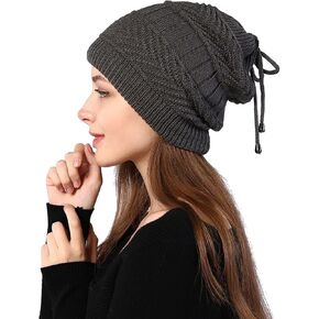 PURFUN Electric Heated Beanie Scarf, 2 in 1 USB Heating Skull Cap Neckerchief Winter Running Ski Knitted Hat Head Neck Warmer