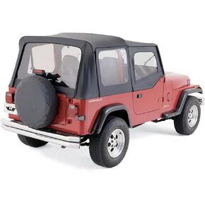 RAMPAGE PRODUCTS Medium Spare Tire Cover for 27"-29" Tire | Black, Vinyl | 772901 | 1999-2024 Universal Fit