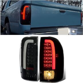 HECASA LED Tail Lights Compatible with 1995-2000 Toyota Tacoma 1998-2000 Toyota Tacoma Limited Pre Runner LED Tube Bar Replacement for TO2800116 TO2801116 8156004030 8155004030 Smoke Lens