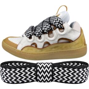 Endoto Fat Shoelaces for Lanvin Curb Thick Jumbo Flat Shoe Laces Replacement Sneaker Shoes Stings