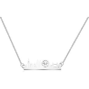 BNQL London Necklace London Gifts London Travel Gift London Lover Gifts London City Souvenirs Gifts London City Necklace Gifts