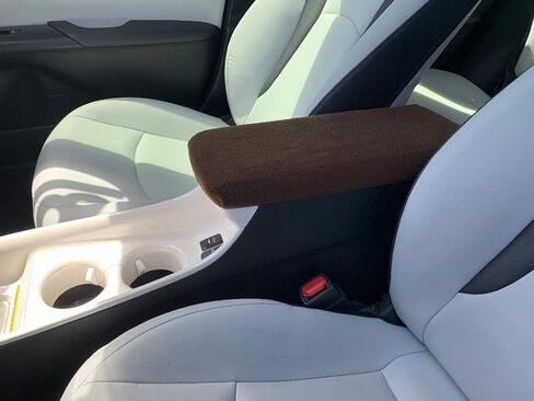 Auto Console Covers- Fits The Toyota Prius Prime, 3 & 4 LE, XLE 2016-2022 Center Console Armrest Cover Anti-Pill Fleece Fabric - Black in Saudi Arabia