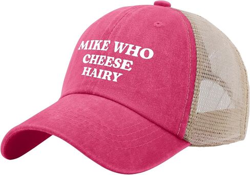Mike Who Cheese Hairy Hat Funny Trucker Hats for Women Funny Baseball Hat Funny Gifts for Men in Saudi Arabia