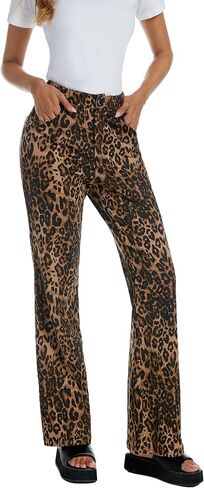 antar Leopard Stretch Denim Jeans - Animal Print in Saudi Arabia