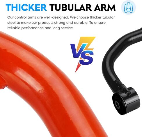 رفع أذرع التحكم العلوي الأمامي 2-4 بوصة لسيارة Chevy Silverado 1500 2019-2022، GMC Sierra 1500 2019-2022، مع استبدال مفاصل الكرة، طقم تعليق قابل للتعديل 4 قطع in Kuwait