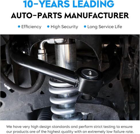 رفع أذرع التحكم العلوي الأمامي 2-4 بوصة لسيارة Chevy Silverado 1500 2019-2022، GMC Sierra 1500 2019-2022، مع استبدال مفاصل الكرة، طقم تعليق قابل للتعديل 4 قطع in Kuwait