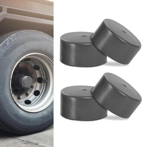 2PCS Bearing Dust Caps, 1.98 Inch Grey Rubber Caps, Trailer Wheel Hub Dust Covers Replacement Bearing Protector, Universal Automotive Exterior Accessories for Trailer Boat Wheel in Saudi Arabia