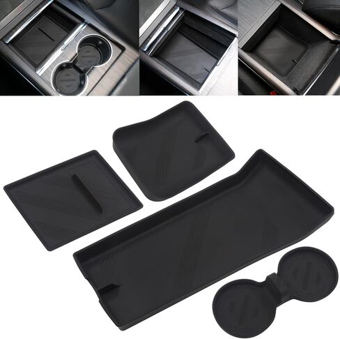 صينية تنظيم وحدة التحكم المركزية لـ Tesla Model X Model S 2024 2023 2022 صينية وحدة التحكم المركزية من السيليكون مع حامل الكأس in Kuwait