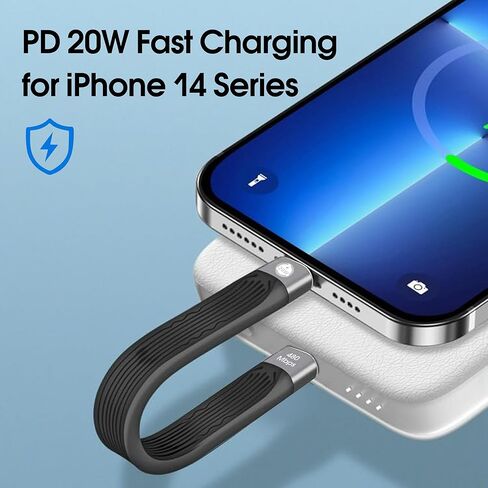 2-Packs Short USB C Cable, (5inch) Thunderbolt 4 USB 4 Cable with 40Gbps Data Transfer 240W PD Fast Charging 8K@60Hz, Compatible for iPhone 15 Pro Max, External SSD, Docking, eGPU Laptop in Kuwait