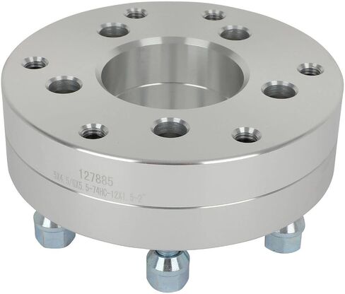 SCITOO 4Pcs 5x4.5 to 6x5.5 Wheel Adapters 2 inch Bore 74mm Studs 12x1.5 5 Lug Wheel Spacers No Hubcentric Fit for Hyundai Tucson 2005-2021,for Honda Civic 1973-2021 in Saudi Arabia