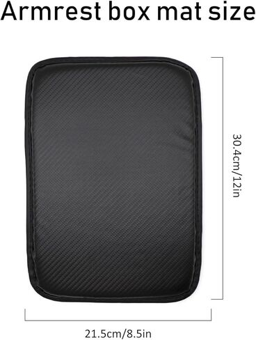 وسادة وحدة التحكم المركزية للسيارة من Dohia، غطاء وحدة التحكم المركزية العالمية للسيارة، وسادة مسند ذراع السيارة من الإسفنج الذكي لمسند ذراع السيارة، غطاء صندوق مقعد جلدي لحماية وحدات التحكم الوسطى لمعظم المركبات والشاحنات والسيارات الدفع الرباعي D2-QCFSX in Kuwait