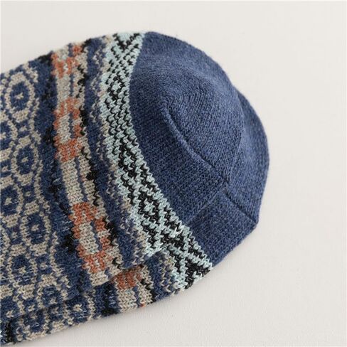 Women Winter Socks 5 Packs Wool Socks Gifts for Mom Warm Vintage Soft Christmas Socks Thick Cold Knit Crew Socks in Saudi Arabia