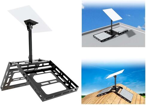 Adjustable Starlink Gen 3 Roof Mount, Starlink Mounting Kit Gen 3 with 0-30° Adjustable Starlink Gen 3 Pipe Adapter for Starlink Internet Kit Satellite, Stainless Steel Starlink Pole Mount in Saudi Arabia