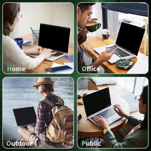 Privacy Screen Accessories Kit Adhesive Strips and Slide Mount Holder Tabs for Monitors and Laptops - Easy On/Off Security Filter with Replacement Kit for Monitor and Laptop Privacy Protection in Saudi Arabia
