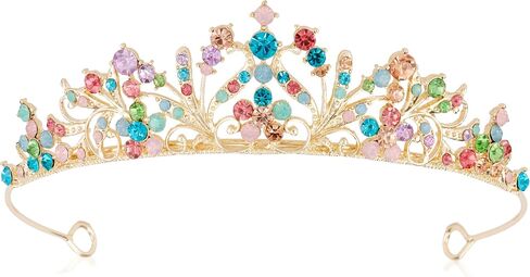 Tiaras for Girls Princess Crown Headband Birthday Queen Rhinestone Shiny Silver Tiara Princess Decoration for Party, Birthday, Halloween, Photo, Gift, Christmas in Saudi Arabia