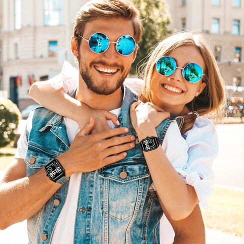 Leopard Engraved Band Compatible with Woneligo/Fitpolo Smart Watch IDW13, 22mm Silicone Replacement Straps for ENOMIR IDW19/MILOUZ IDW19/Gydom IDW19/Faweio IDW19 Smart Watch Band for Women Men in Saudi Arabia