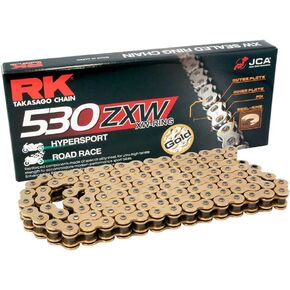 RK 530 ZXW XW-Ring Chain - 130 Links - Gold