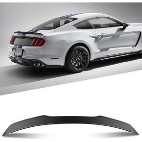 SCITOO Spoiler Wing Fits for 2015-2020 for Ford Mustang Matte Black Ducktail Style Rear Trunk Spoiler Wing
