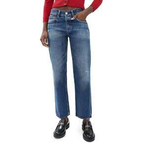 MOUSSY VINTAGE Women's Mv Ridgefield Straight-Low Jeans