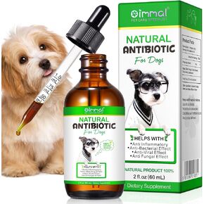 Dog Yeast Infection Treatment, Natural Yeast Infection Treatment for Dogs, Supports Dog Ear Infection Treatment and Allergy Itch Relief, Reduces Inflammation,Improve Coat & Skin, Bacon Flavor, 2 Fl Oz