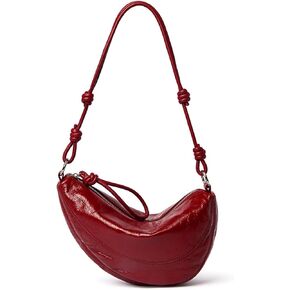Rad Purse Shoulder Bag For Women Cute Tote Handbag Crossbody Bag Red Leather Purse Burgundy Purses For Women