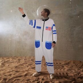 Halloween Astronaut Space Costume America Spaceman Costume Astronaut Suit for Halloween Cosplay Party Supply