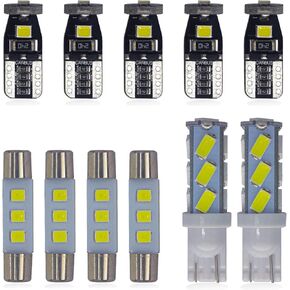 Yoper Interior Dome Map Light LED Kit Package Compatible with 2016-2021 Toyota Tacoma Vanity Mirror License Plate Bright White 6000K
