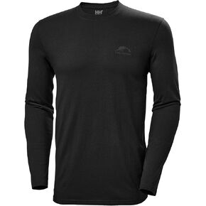 Helly-Hansen Men's Standard Nord Graphic Longsleeve T-Shirt, 983 Ebony