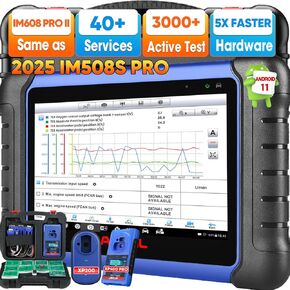 Autel Scanner MaxiIM IM508S PRO w/ XP400 PRO, 2025 Same as IM608 PRO 2/ IM608S II, Up of IM508 IM608, Smart & Expert Mode, 40+ Services, 3000+ Bidirectional Diagnostic, Auto Scan 2.0, OE All Sys, 11OS