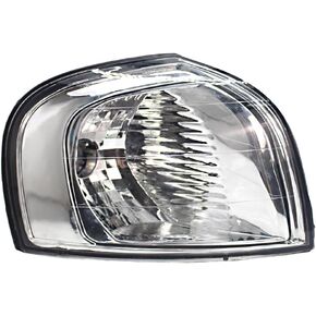 Front Corner Light Side Marker Light Cover Front Left, 30655422, 1999-2006 Compatible with Volvo S80, Park Signal Corner Marker Light Lens Housing Driver Side