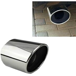 Stainless Steel Tailpipe Exhaust Muffler Tail Pipe Tip Chrome Fit for Honda Accord 2008 2009 2010 2011 2012 2013 Universal