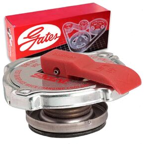Gates Radiator Cap compatible with Jeep Wrangler 2.4L 2.5L 3.6L 3.8L 4.0L L4 L6 V6 1997-2014
