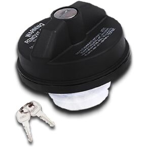 1 Pcs Locking Gas Cap, Fuel Cap With Lock, Compatible With 4runner, Fj Cruiser, Tacoma, Tundra, Acura, Chevy Camaro, Crv And More,Replace # 77300-47020, 10504