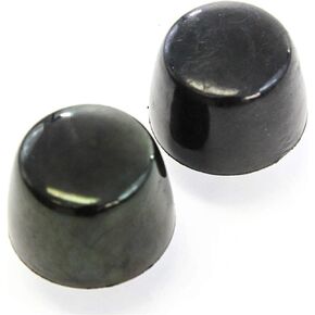 2-piece Black Rubber Bumper Cushion Hood Stoppers Body Replacement for 2007-2018 Wrangler Jk