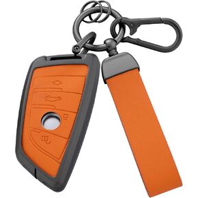 Key Fob Cover with Heavy-duty Keychain for BMW 3 4 5 6 7 Series X1 X2 X3 X4 X5 X6 Classic in Kuwait