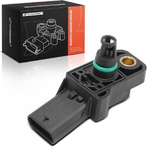 A-Premium Manifold Pressure (MAP) Sensor [4 Pins] Compatible with Audi A3, A3 Quattro, A4, A4 allroad, A4 Quattro, A5 Quattro, A5 Sportback, S3, TT Quattro, TTS Quattro & Volkswagen Golf R, GTI