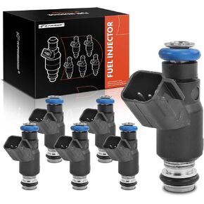 A-Premium Fuel Injectors Compatible with Chevrolet Malibu/Uplander 2006-2009, Impala 2006-2010, Monte Carlo & Buick Terraza, Lucerne & Pontiac G6, Montana & Saturn Relay, Aura, Vue 6-PC Set