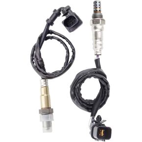 2PCS Oxygen O2 Sensor 1 & 2 for 2012 2013 2014 2015 2016 2017 Hyundai Accent Veloster 1.6L Upstream + Downstream