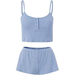 فلورانس باي ميلز مجموعة قصيرة وقميص نسائي Cozy Crush Sweet بدون أكمام in Kuwait