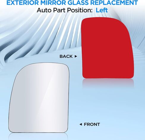 BDFHYK Passenger Right Side Upper Mirror Glass Compatible With F-250 350 450 550, Econoline, Excursion, E-Series Side View Exterior Mirror(Right Upper) in Saudi Arabia