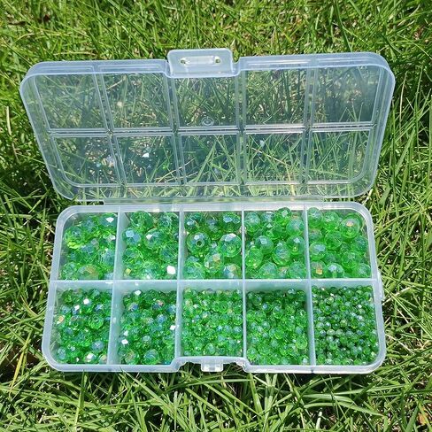 خرز كريستالي من Gocelyn ذو أوجه زجاجية من لون AB (أزرق)، خرز كريستالي AB متعدد الأوجه من Rondelle لوازم متنوعة خرز فضفاض لصنع المجوهرات ونتائج الأساور والمعلقات (2 مم، 4 مم، 6 مم، 8 مم، 10 مم) in Kuwait